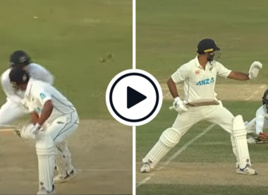 Watch: Inside edge, wicketkeeper's pad, short leg - Ish Sodhi gets caught in bizarre bat-pad dismissal