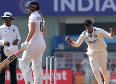 India celebrate historic Test with seven-session record win against England