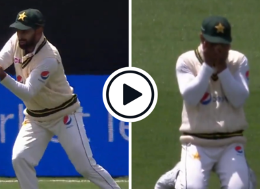 Watch: Abdullah Shafique drops sitter off Mitchell Marsh before counter-attacking 96