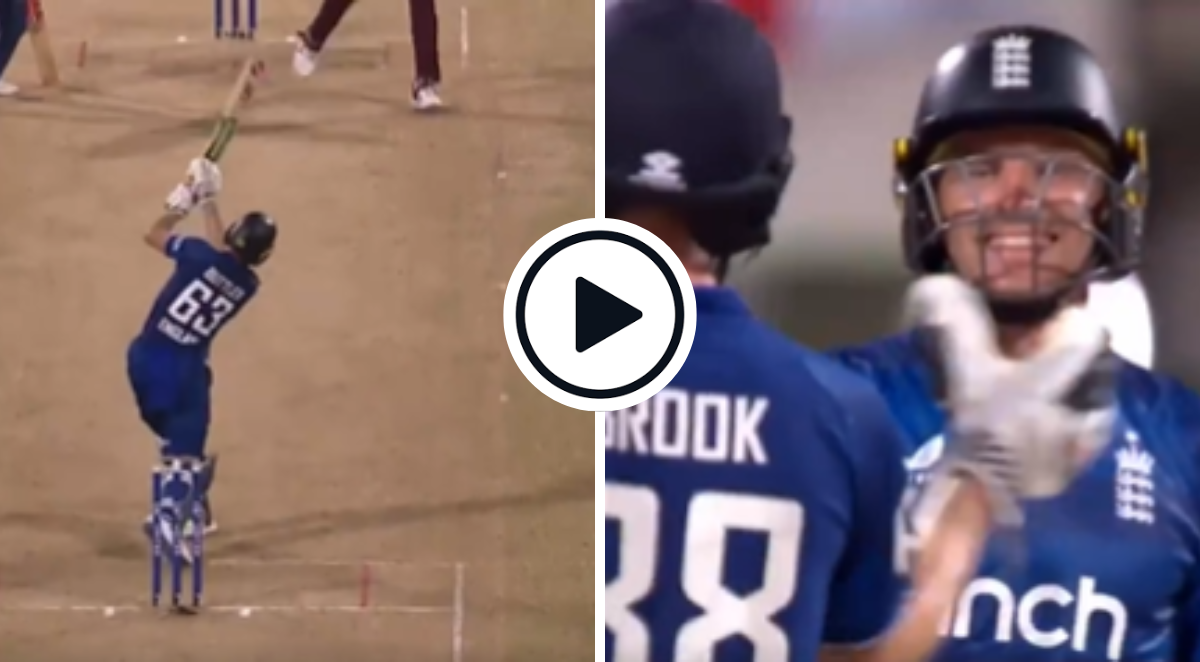 Watch Jos Buttler Smashes Glorious Straight Six To Bring Up Return To Form Half Century