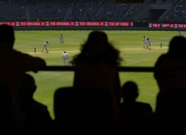 Perth Stadium evicts spectators for banner matching Usman Khawaja’s message
