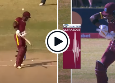 Watch: Pocket or bat? Speculative review gives England wicket after Gus Atkinson cracker