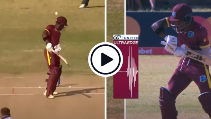 Watch: Pocket or bat? Speculative review gives England wicket after Gus Atkinson cracker