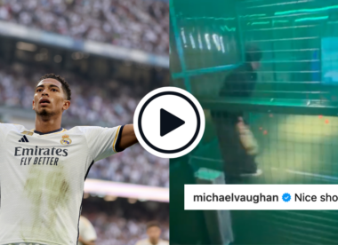Watch: England and Real Madrid football star Jude Bellingham shows off batting skills
