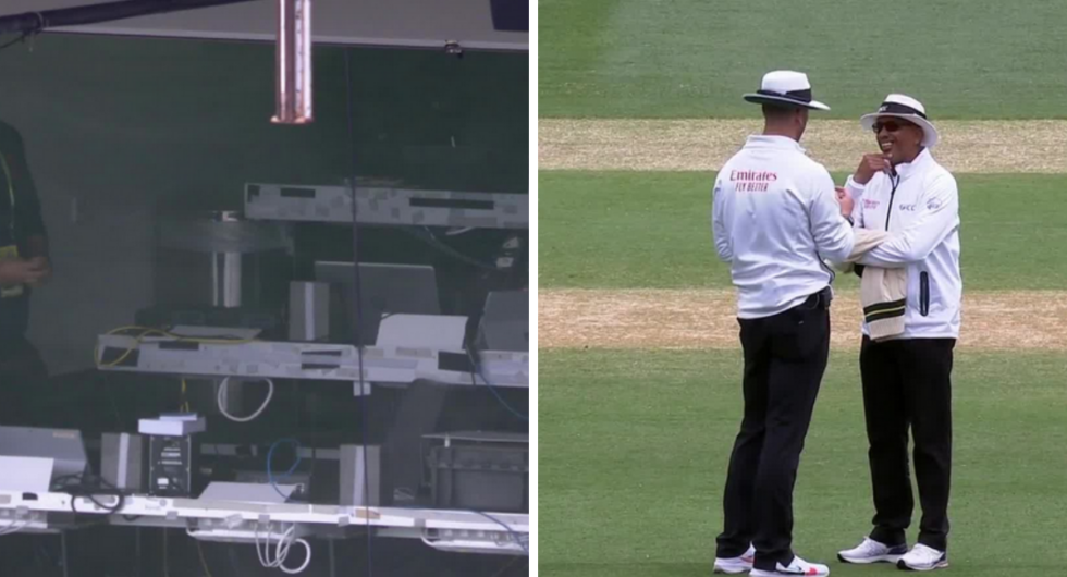 Players retired after the third day’s lunch in the Australia-Pakistan Test at MCG for the scheduled 1:25 pm start, but umpires Joel Wilson and Michael Gough were informed about third umpire Richard Illingworth getting trapped in a lift, resulting in a delay.
