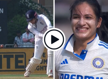 Watch: Renuka Singh Thakur castles Sophia Dunkley for maiden Test wicket, gets her for fourth consecutive time