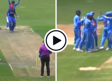 Watch: Saumy Pandey, unsold at IPL 2024 auction, completes hat-trick for India Under-19s