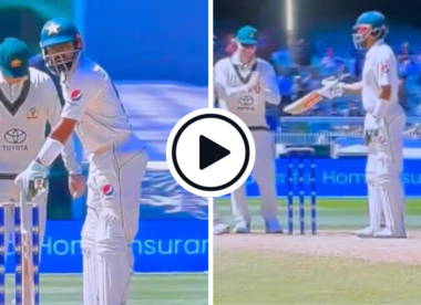 Watch: Babar Azam jokingly offers bat, Steve Smith folds hands in humorous moment