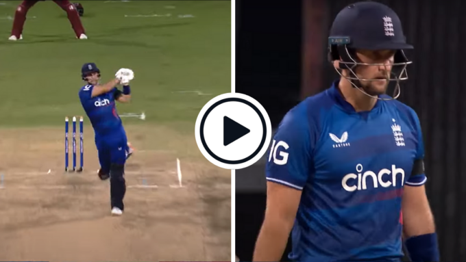 Watch: ‘No need for that‘ – Liam Livingstone dances down track, holes out to mid-on in England defeat