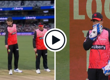 Watch: BBL game abandoned due to unsafe pitch after full delivery jumps alarmingly