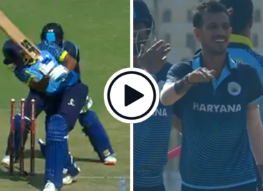 Watch: Yuzvendra Chahal claims four wickets in Vijay Hazare Trophy quarter-final