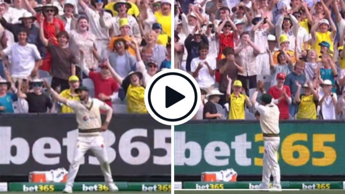 Watch: Hassan Ali re-enacts Merv Hughes' famous crowd stretch, dances with MCG spectators