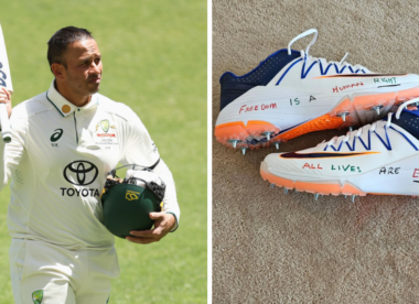 'Nothing worthwhile is easy' - Usman Khawaja thankful for support following shoe message ban