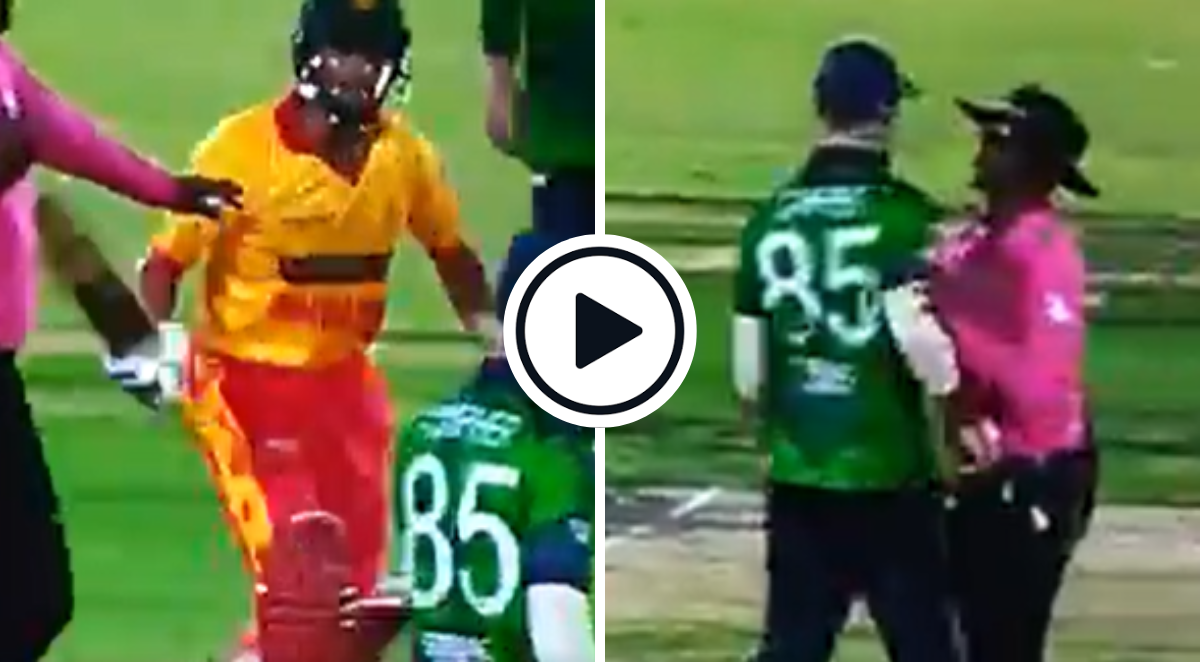 Watch: Umpires hold players back during angry exchange in Zimbabwe-Ireland T20I - Wisden