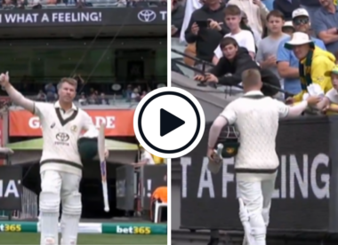 Watch: 'Wonderful farewell' - David Warner receives standing ovation after final Test innings at MCG
