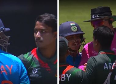 'Put a stop to it now' – India, Bangladesh U19 players separated by umpires after heated argument