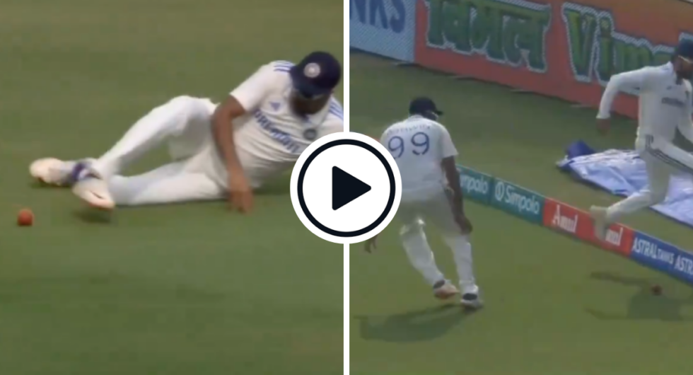 R Ashwin had a couple of fielding gaffes in the India v England Hyderabad Test
