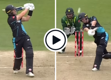 Watch: Finn Allen hits 16 sixes to equal world record en route to 137 against Pakistan