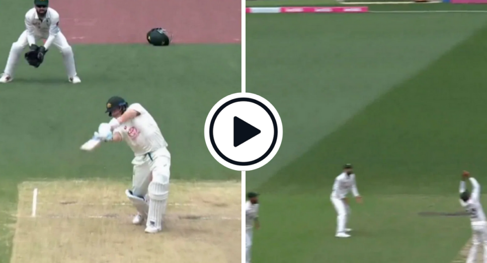Steve Smith fell into an obvious fielding trap set on the third day of the New Year's Test between Australia and Pakistan