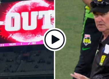 Watch: TV umpire presses wrong button, accidentally gives batter out in BBL