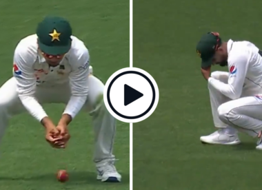Watch: Debutant Saim Ayub drops easy slip catch of David Warner in his final Test match