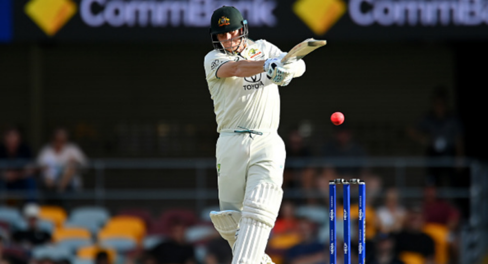 Steve Smith of Australia bats during day four of the Second Test match in the series between Australia and West Indies at The Gabba on January 28, 2024 in Brisbane, Australia.