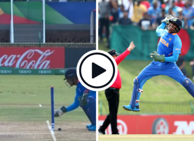 Watch: When Dhruv Jurel drew praise for an MS Dhoni-like stumping in the 2020 U19 World Cup final