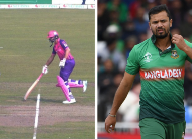 Mashrafe Mortaza, self-promoted to No.3, doesn't ground bat in bizarre BPL run out