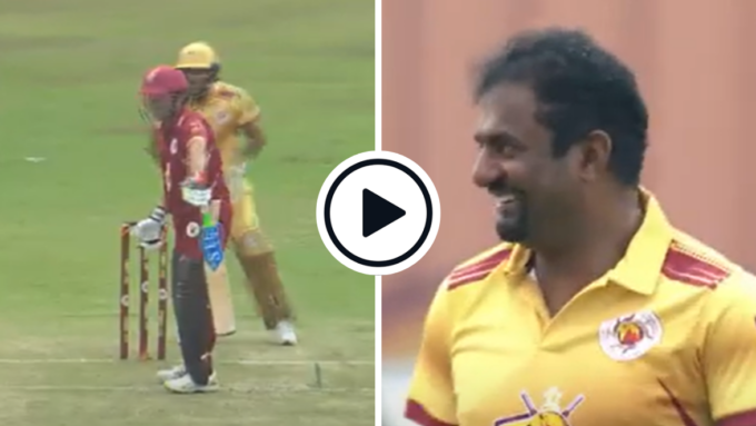 Watch: Sachin Tendulkar gets out to Muralidaran in charity game after not being ready for first ball