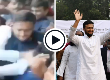 Watch: Video of Shakib Al Hasan slapping man goes viral after victory in Parliament elections