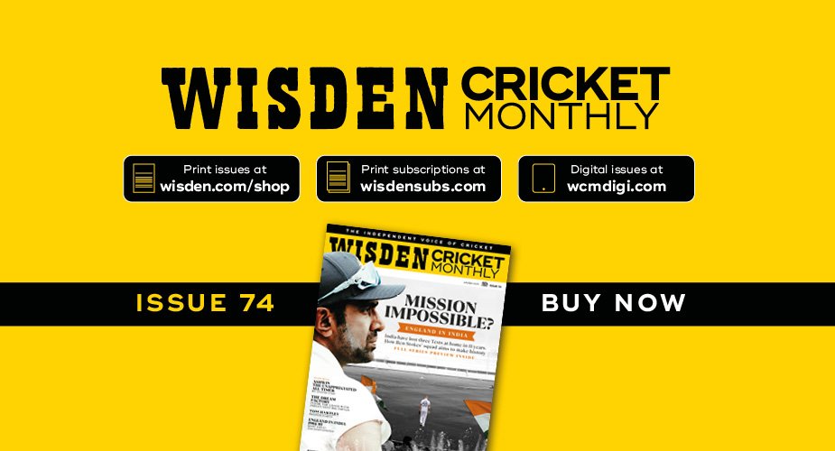 Wisden Cricket Monthly issues 74 cover