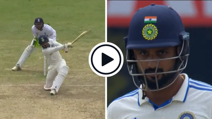 Watch: Debutant Akash Deep slog-sweeps Shoaib Bashir for first six in international cricket