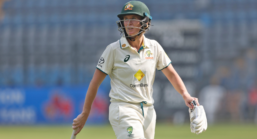 Beth Mooney walks off the field during a Test match, Watch AUS-SA women's Test live