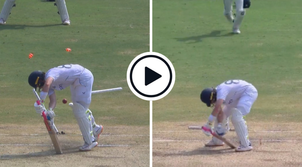 Ollie Pope lost his stumps to a Jasprit Bumrah special