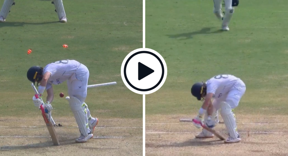 Ollie Pope lost his stumps to a Jasprit Bumrah special
