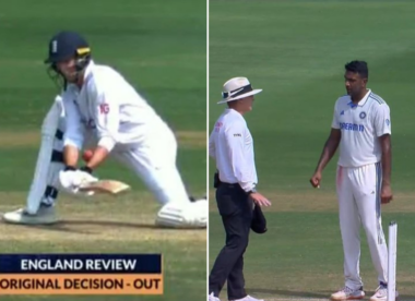 Rohit debates with umpire after Tom Hartley 'out' decision overturned despite 'umpire's call' ball-tracking