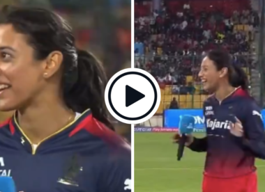 Watch: Smriti Mandhana struggles to speak through cheering noise as massive home turnout welcomes RCB in WPL