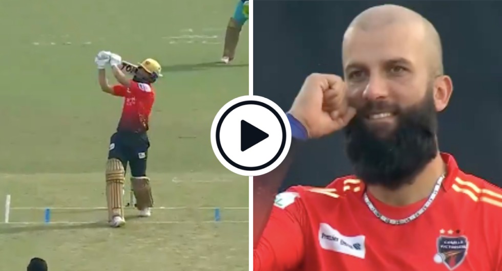Moeen Ali took a hat-trick after smashing a half-century in the BPL
