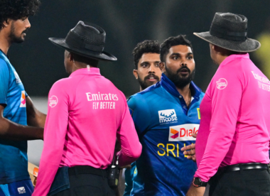 Wanindu Hasaranga suspended for abusing umpire after third Afghanistan T20I