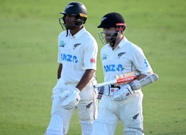 Williamson, Ravindra centuries dominate six-debutant South Africa on first day of Test series