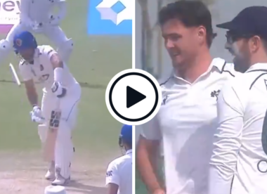 Watch: Mark Adair sends Rahmat Shah’s off-stump flying in double-wicket over