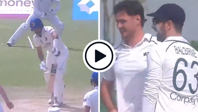 Watch: Mark Adair sends Rahmat Shah’s off-stump flying in double-wicket over