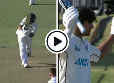 Watch: Rachin Ravindra reaches maiden Test hundred in record stand with Kane Williamson