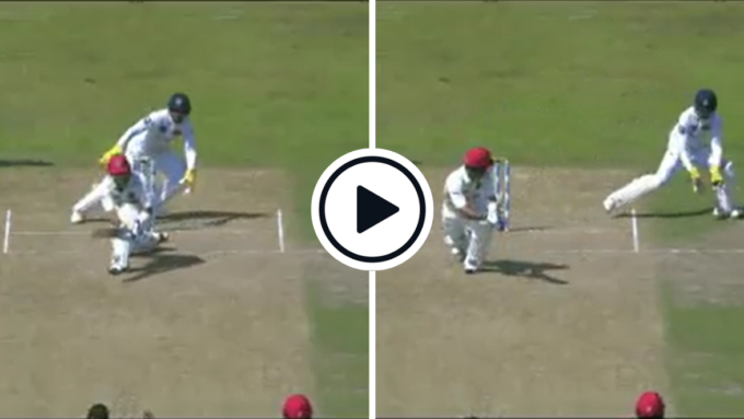 Watch: Sri Lanka keeper anticipates sweep, takes extraordinary catch miles down leg-side in Afghanistan Test