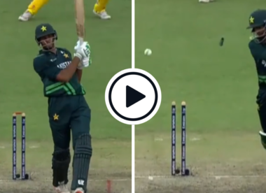 Watch: Australia quick takes two in two with stump-destroying yorkers to complete U19 World Cup semi-final six-for