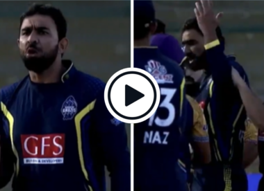 Watch: Iftikhar Ahmed gives extended send-off to Asad Shafiq in Sindh Premier League, apologises later