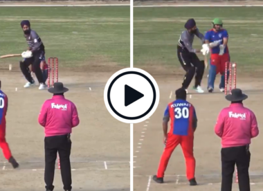 Watch: 'Ball of the century' – Fans amused after massively turning loopy off-break hits leg stump from way outside off in local game