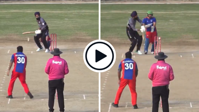 Watch: 'Ball of the century' – Fans amused after massively turning loopy off-break hits leg stump from way outside off in local game