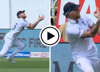 Watch: 'The hardest in the game' - Ben Stokes takes superb catch running back over his shoulder