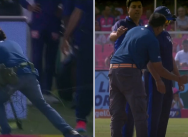 Falling spider-cam cables, malfunctioning Zing bails cause bizarre early delays to IPL clash